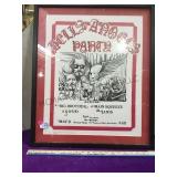 Hells Angels Party poster reproduction 21 x 25,