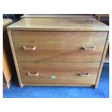 Wood file cabinet.         
Local pickup only