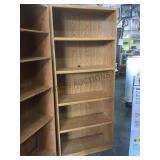 Blonde book shelf.       
Local pickup only