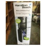 Hamilton Beach water dispenser in box.