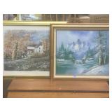 Framed oil on canvas signed by artist 29 x 25 &