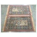 2 fringed rugs.       
Local pickup