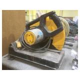 DeWalt cop saw 14inch wheel.         
Local