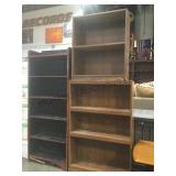3 book shelves, rough shape.       
Local pickup