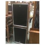 Pioneer speakers in speaker boxes.       
Local