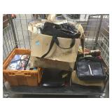 Art lot including fashion purses, electronics &