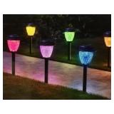 The customizable color solar garden light
