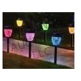 The customizable color solar garden light