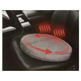 Heated swiveling car seat #90340.    
Hammacher