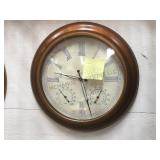 Large clock weather station.     
Hammacher