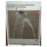 The Superior Pressure Boosting Handheld Showerhead