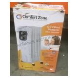 Comfort Zone oil- filled radiator ,heating &