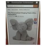 Baby Gund ,personalized singing Peek-A-Boo