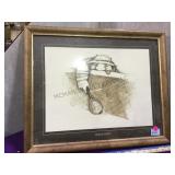 Framed print, Patterson, 1973, ,22 x 19 , framed