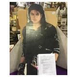 Michael Jackson die cut standup  figure complete,