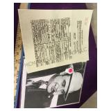 Al Capone photostat, with a copy of zFlorida