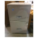 2 drawer locking cabinet, w/ key    
Local