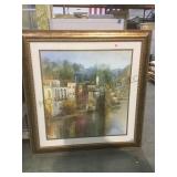 Large guild framed print on canvas       
Local