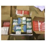 3 small boxes of gauze pads & lancets.
