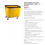 Vinyl Basket Truck w/ Antimicobial Liner 12 Bushel