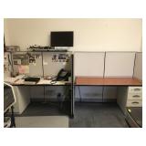 Cubicle Desk Contents Not Included