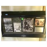 New shadowboxed Harley Davidson display with box