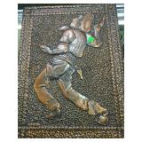 Copper repose cowboy wall hanging by Dick Paxton