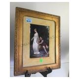 Fine German Porcelain Antique Plaque, signed