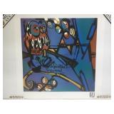 Lebo plate signed enhanced serigraph 19 1/2 x 19