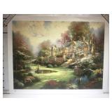Signed & numbered Thomas Kinkade serigraph 44 x