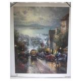 Signed & numbered Thomas Kinkade serigraph 27 x