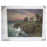 Signed & numbered Thomas Kinkade serigraph 24 x