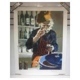 Pencil signed & numbered Aldo Luongo serigraph 27