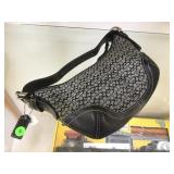 Coach black Mini  Signature Demi shoulder bag