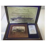 1861-O  NGC FS-007 SS REPUBLIC 50C, SHIPWRECK