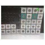 Sheet& partial sheet of quarters, some silver