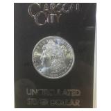 1883- CC  Uncirculated Morgan Silver Dollar,