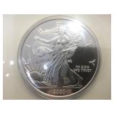 1/2 pound troy.999 silver, Silver Proof, giant