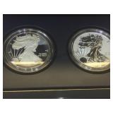 2012 American Eagle two-coin Silver Proof Set, w/