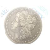 1893-CC. RARE, MORGAN SILVER DOLLAR