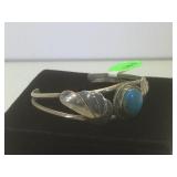 Sterling & turquoise Native American Cuff