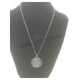 Sterling chain w/ sterling gargoyle pendant