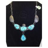 Vintage sterling & turquoise Native American