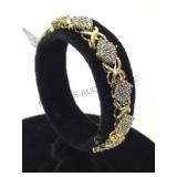 10k gold & diamond bracelet