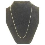 14k gold chain necklace, 20 in. Length