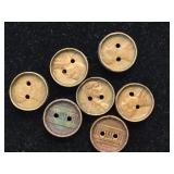 Copper Penny Button Covers