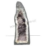 Amethyst Geode , cut & polished, 20 in. High,