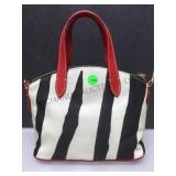 Dooney & Bourke Zebra Striped bag w/ shoulder