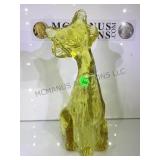 Fenton art glass cat 11inches tall.       
Local