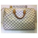 Louis Vuitton damier azur speedy 35, made in the